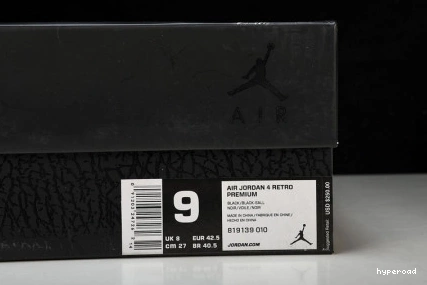 Hyperoad Black Pony Retro Jordan 4 Hair 1216